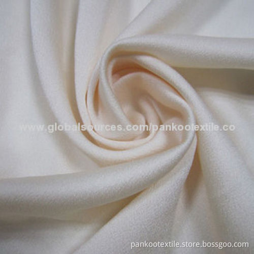 50D*100D poly satin chiffon, 279x94 inches, 150gsm for wedding dress and garments